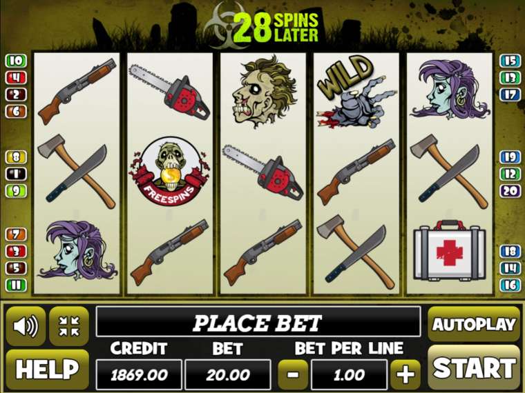 Play 28 Spins Later slot