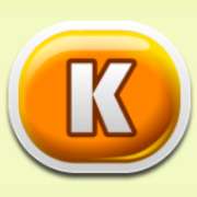 K symbol in Stickers slot