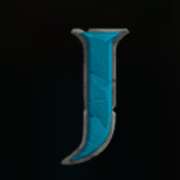 J symbol in Wild Warriors slot