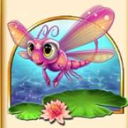 Pink dragonfly symbol in Little Dragons slot