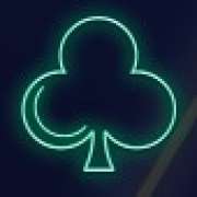 Clubs symbol in Neon Light Fruits slot