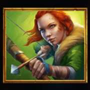 Archer girl symbol in Wild Warriors slot