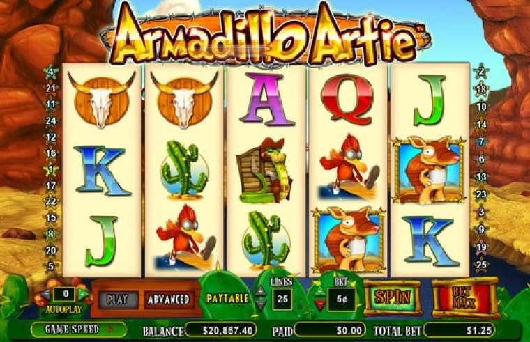 Play Armadillo Artie slot