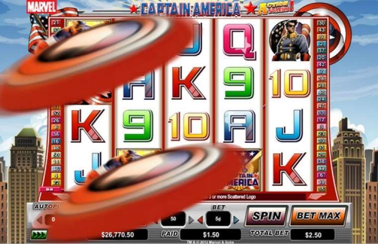 Play Captain America – Action Stacks slot