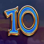10 symbol in Hercules and Pegasus slot