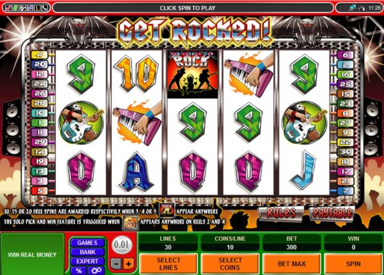 Play Get Rocked slot