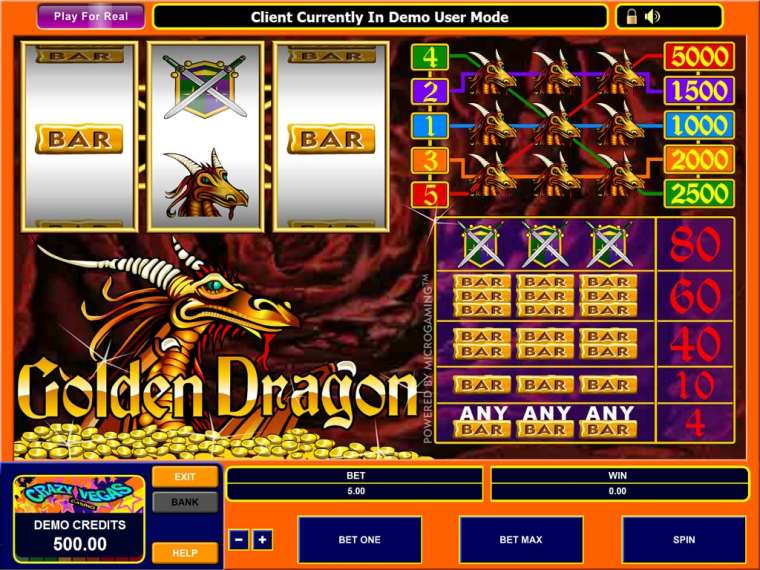 Play Golden Dragon slot