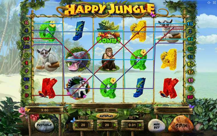 Play Happy Jungle slot