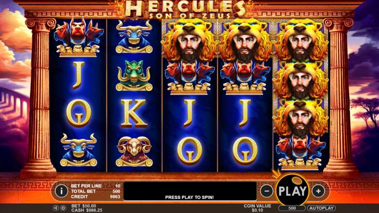 Play Hercules Son of Zeus slot