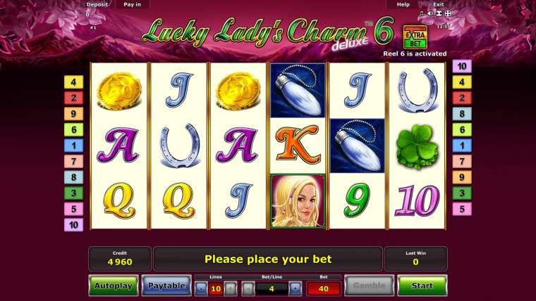 Play Lucky Lady’s Charm 6 Deluxe slot