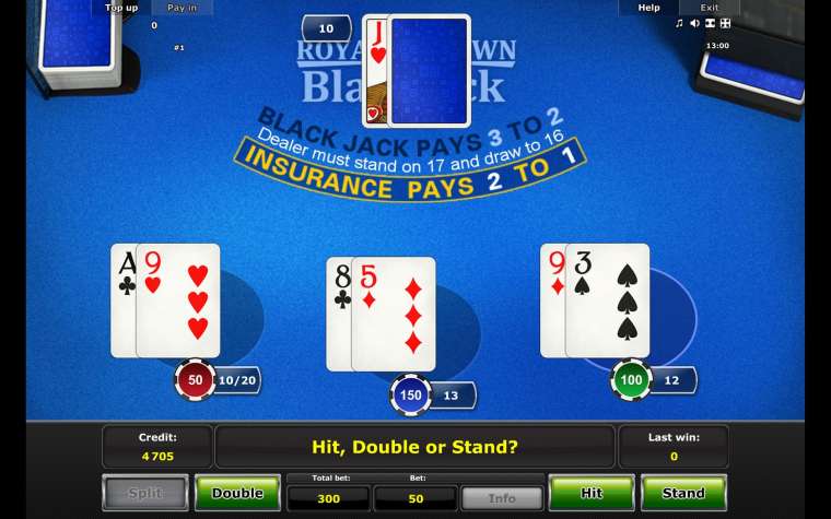 Play Royal Crown Blackjack slot