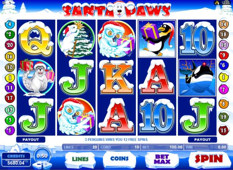 Play Santa Paws slot