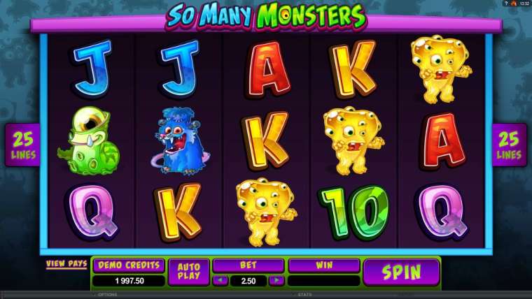 Play So Many Monsters slot