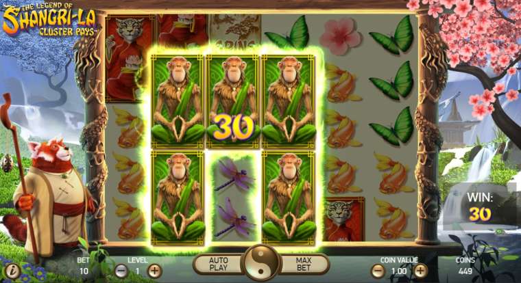 Play The Legend of Shangri La: Cluster Pays slot