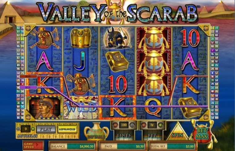 Play Valley of the Scarab slot
