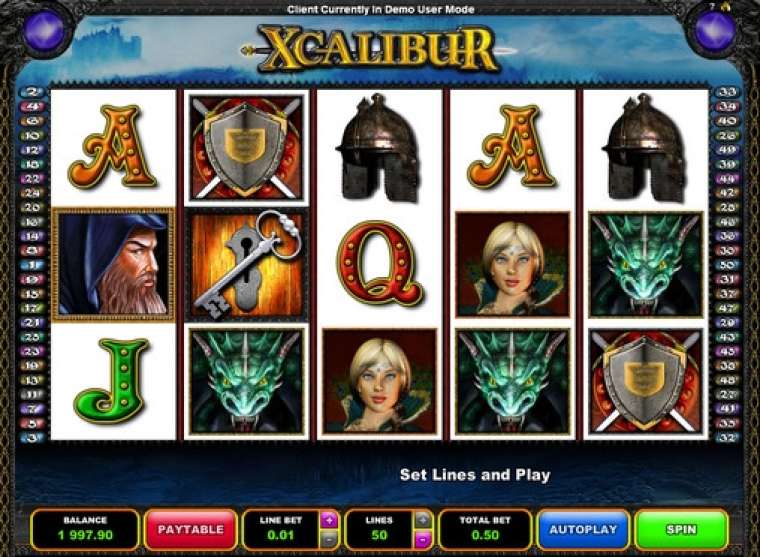 Play Xcalibur slot