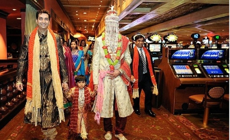 Hindus in a Local Casino