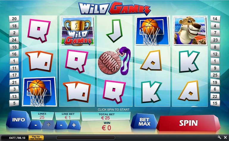video slot Wild Games (Playtech)