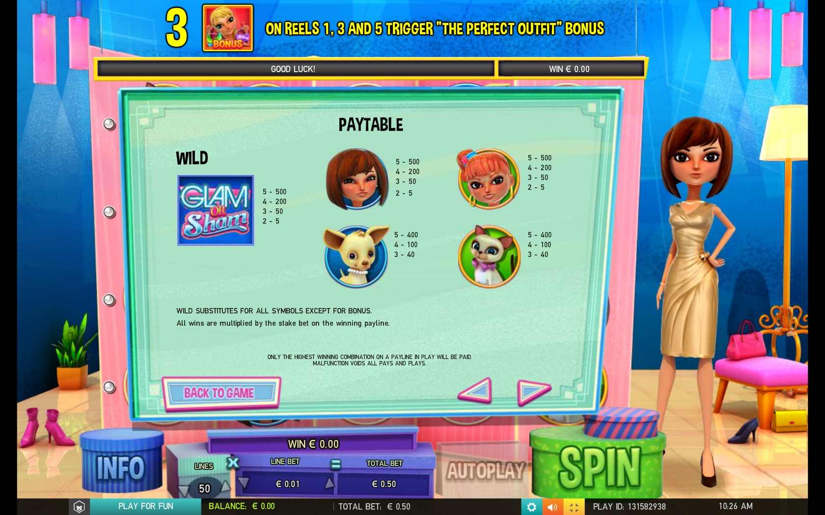 Jogos de slot Glam or Sham