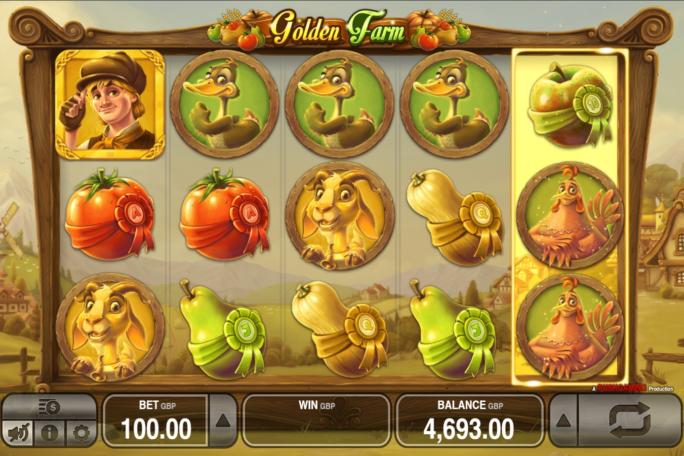 Golden Farm by Push Gaming (RTP 96.49) x600 ? Slot Review & Free Demo
