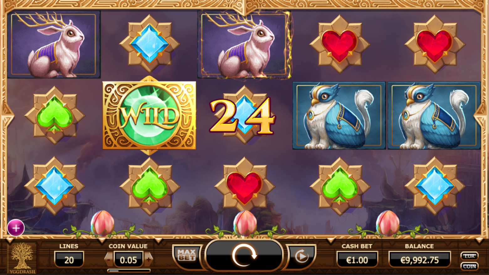 Jogar slots Over the Rainbow