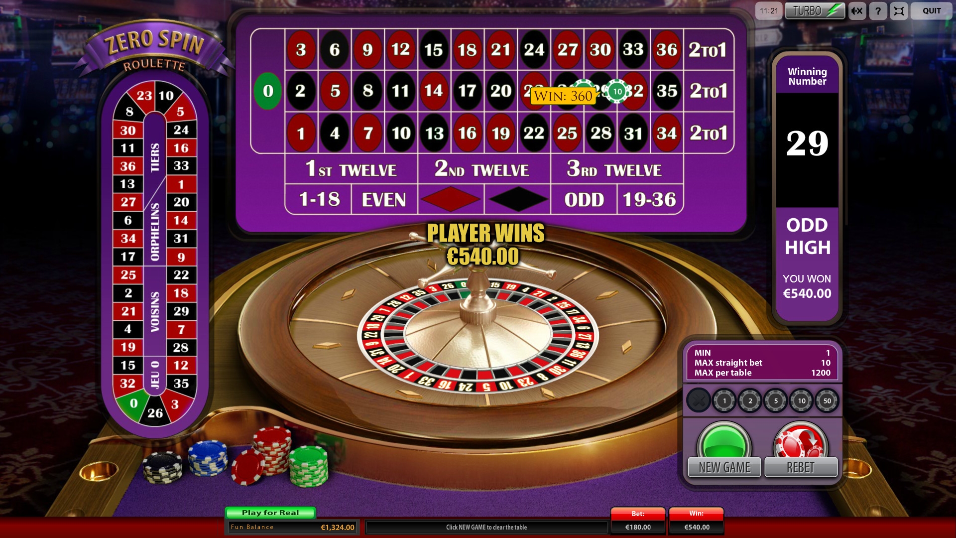 european roulette gratis