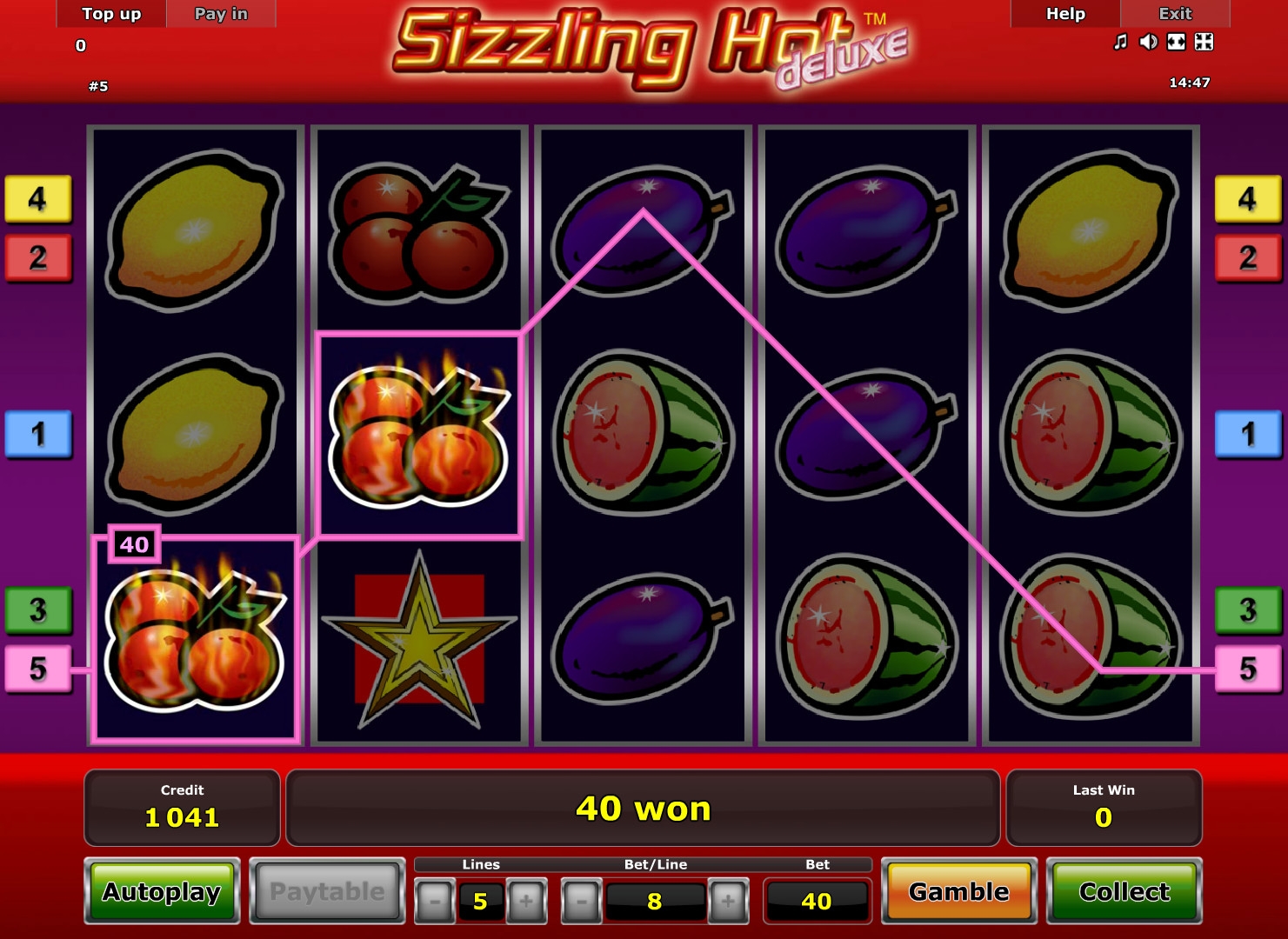 Play Free Sizzling Hot Seven