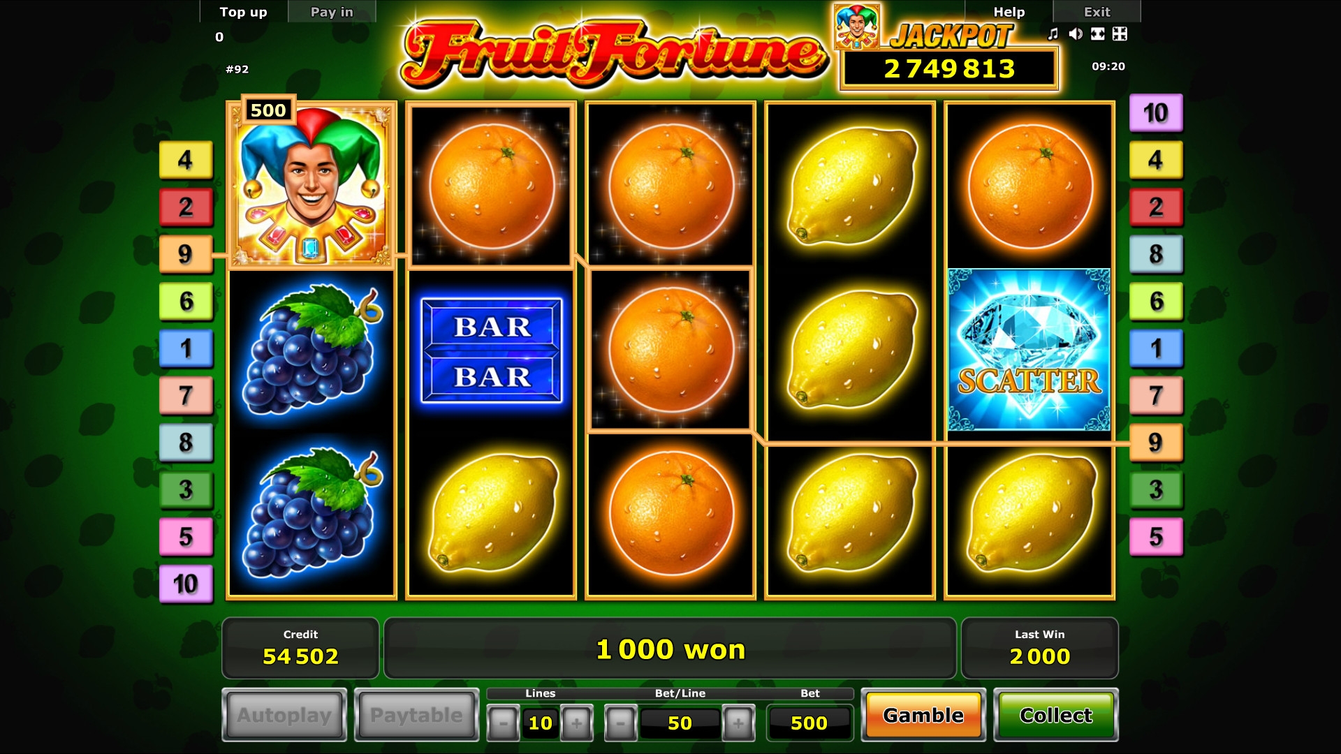 Slot de maquina gratis Fiesta