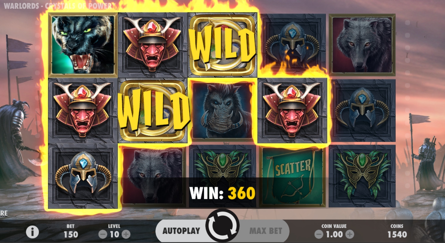 Аппарат Warlords Crystal of Power играть платно на сайте Вавада