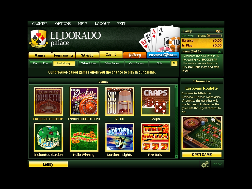 eldorado slot club casino бонусы