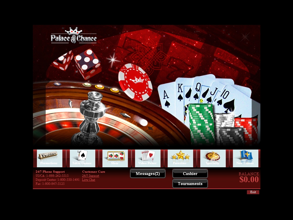 Palace of chance casino review 2023 ratings sign up online get bonus