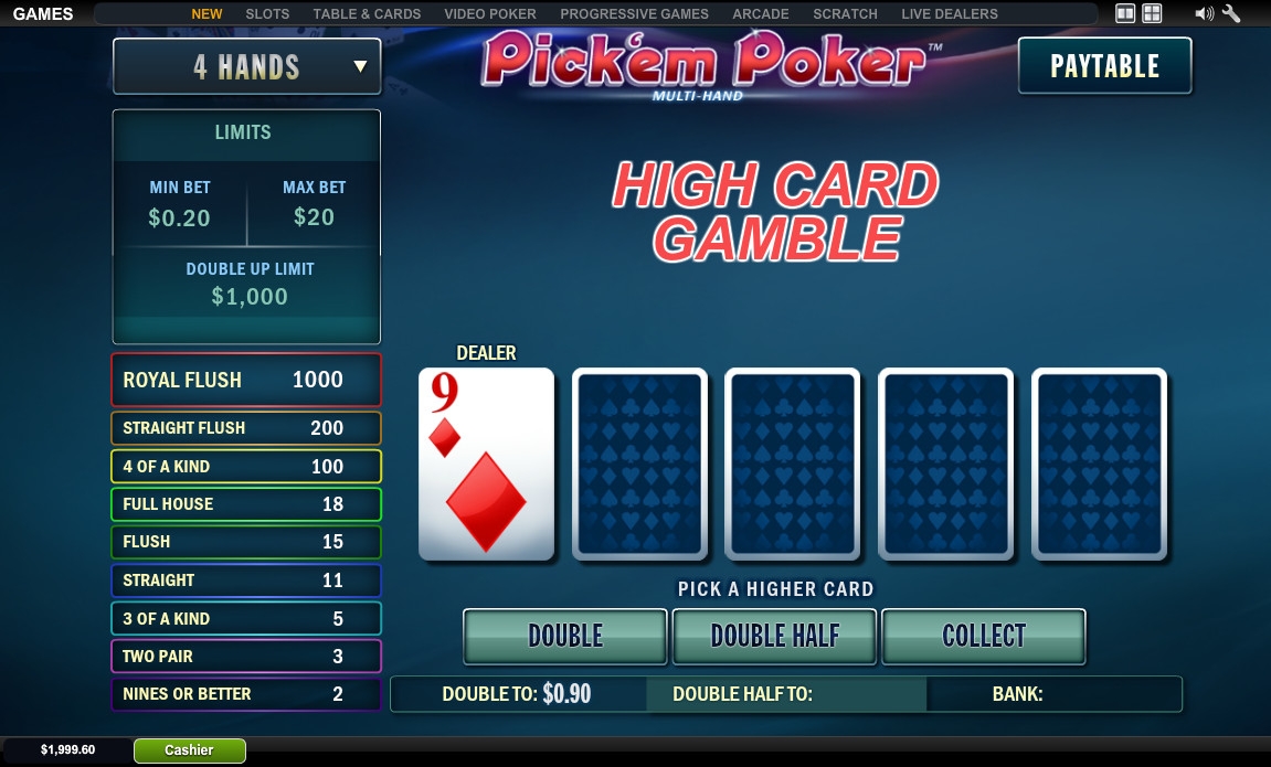 Pick’em Poker by Playtech Play Free online 2024