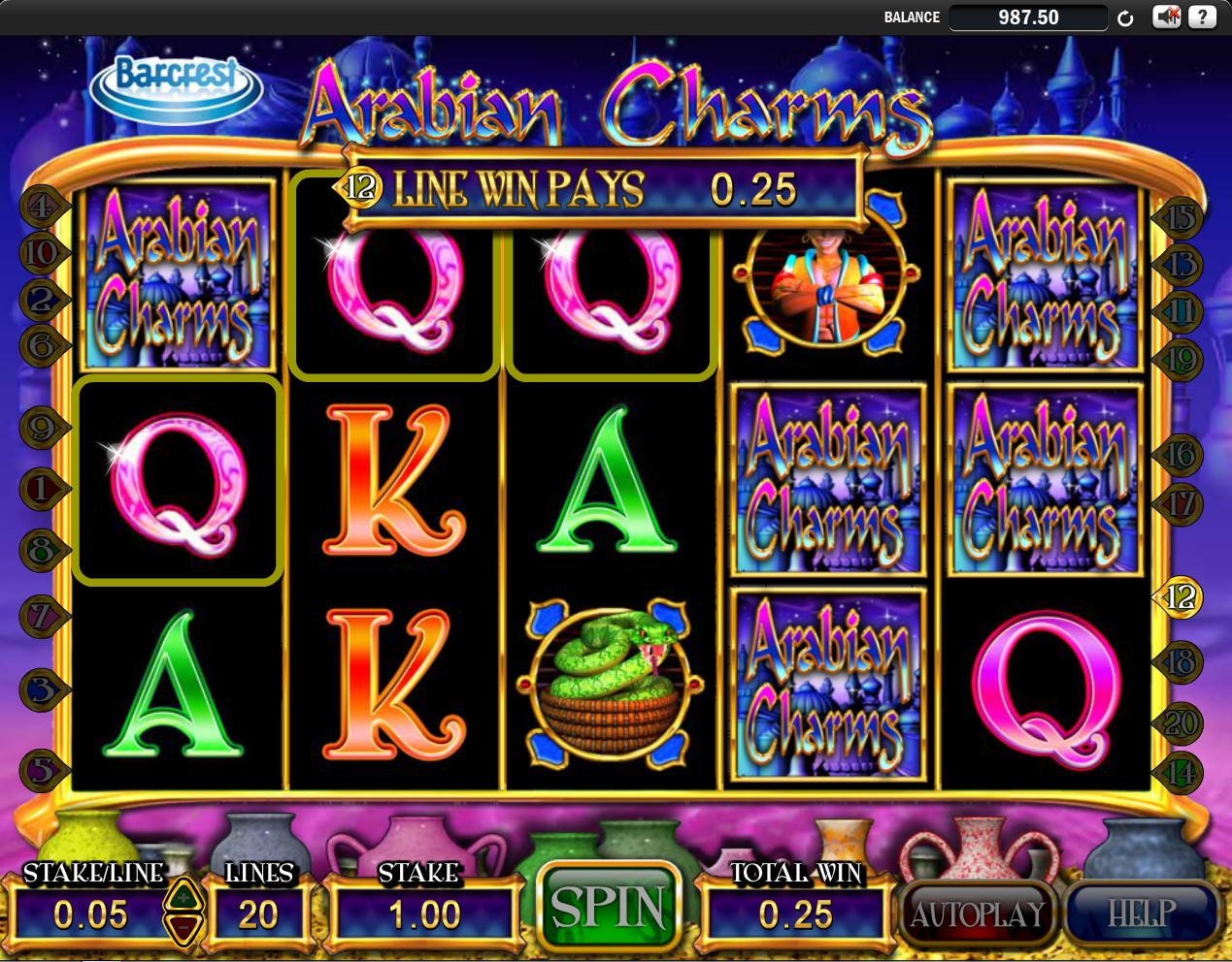 Jogue slots gratis Arabian Charms