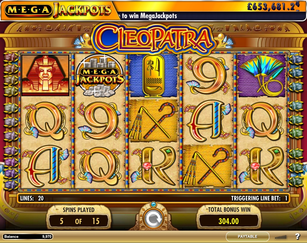 Cleopatra – Mega Jackpots slot online 🎰 by IGT | Play now free
