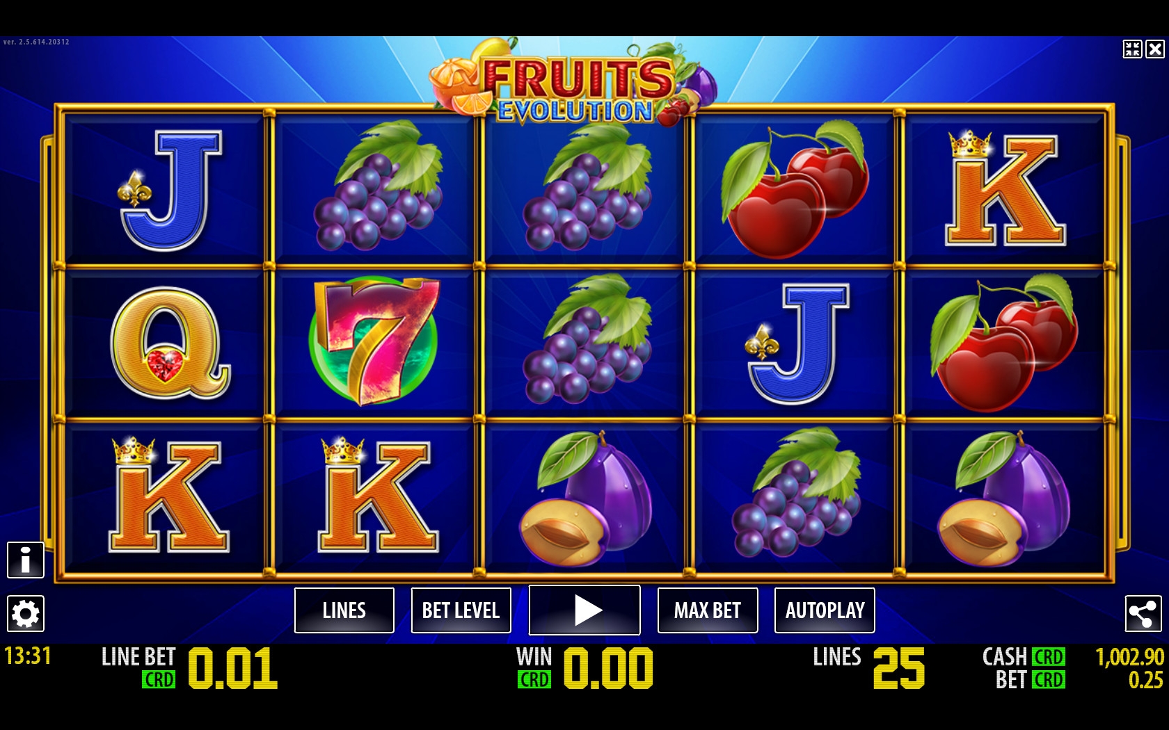 Fruits Evolution by World Match (RTP 98.10) x2500 🎰 Slot Review & Free