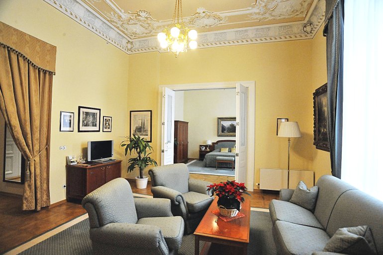 The Presidential room of the Pupp Hotel