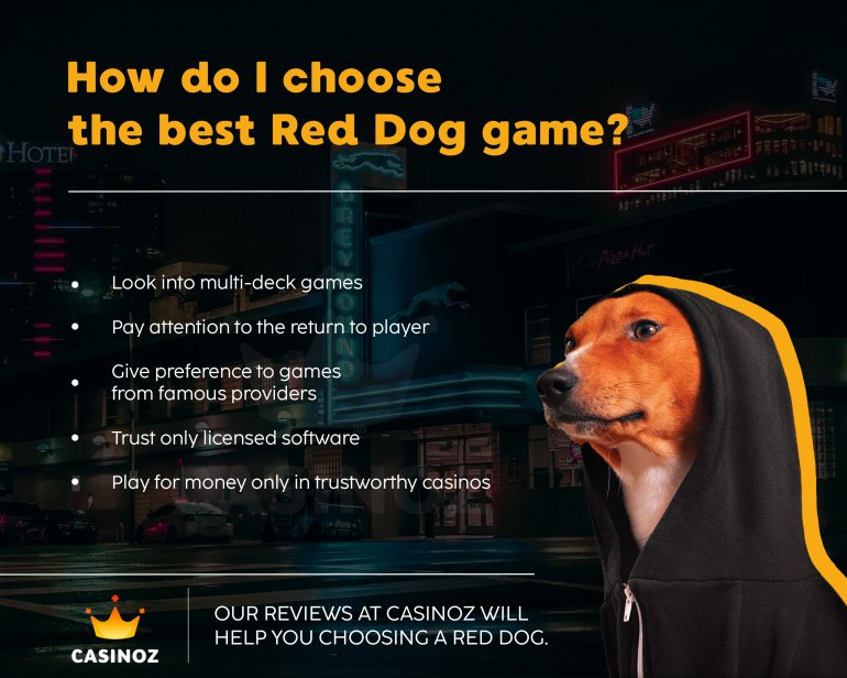 How do I choose the best Red Dog game