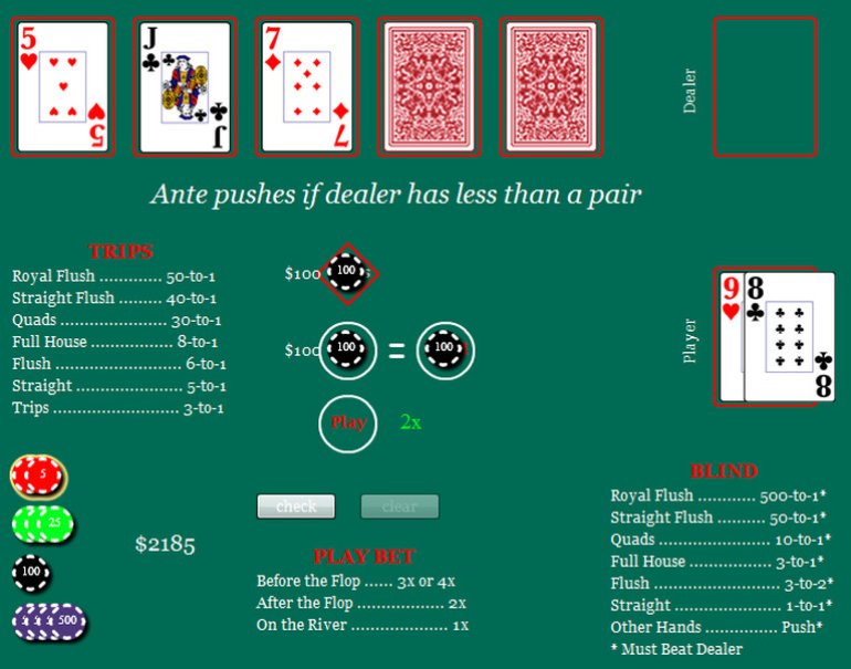 Ultimate Texas Hold'em Game Rule (Poker) Casinoz