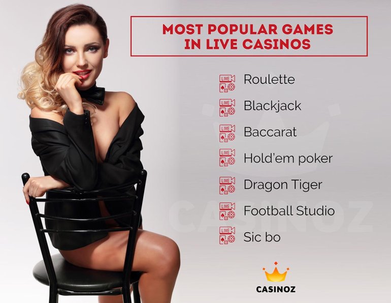 popular games with live dealers