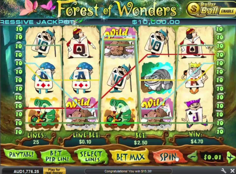 Videoslot Forest of Wonders