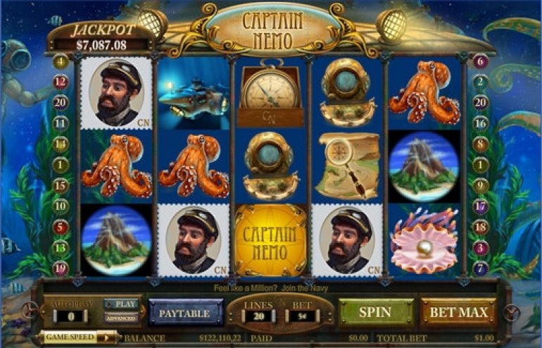 Captain Nemo slot machine