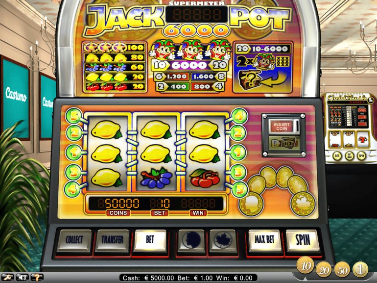 Slot machine Supermeter Jackpot 6000