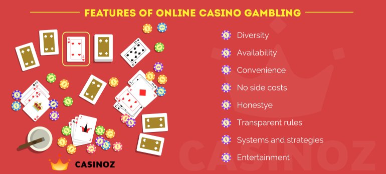 casino card games features