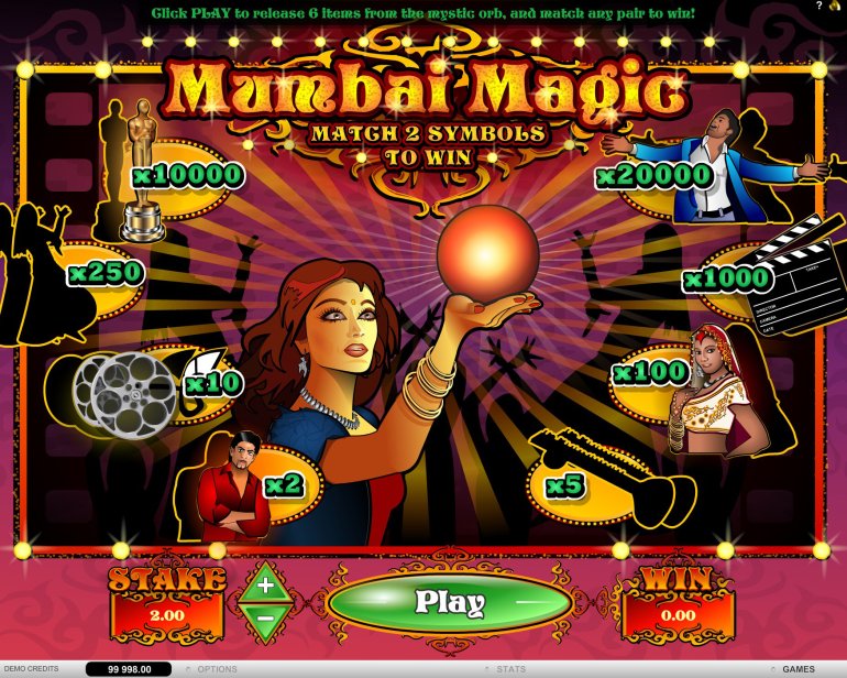 Microgaming game Mumbai Magic
