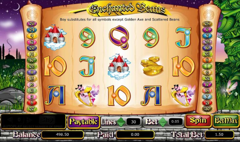 Slot machine Enchanted Beans