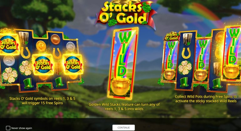 gold stacks slot machine