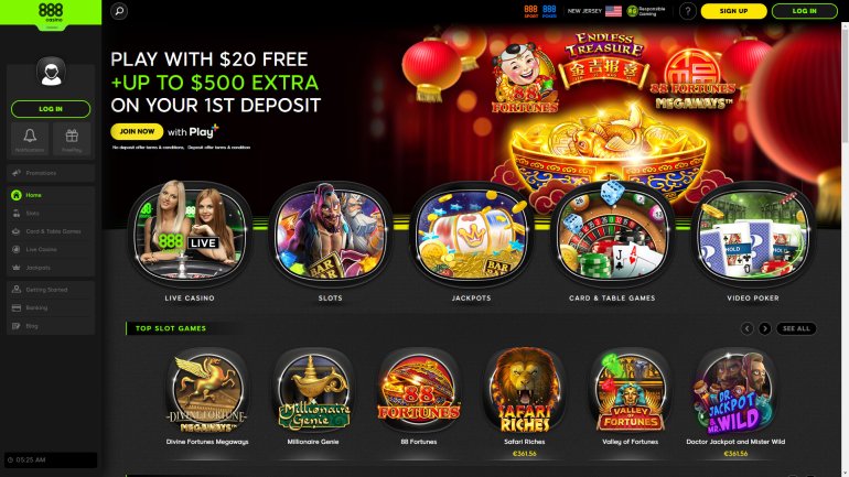 online casino 888