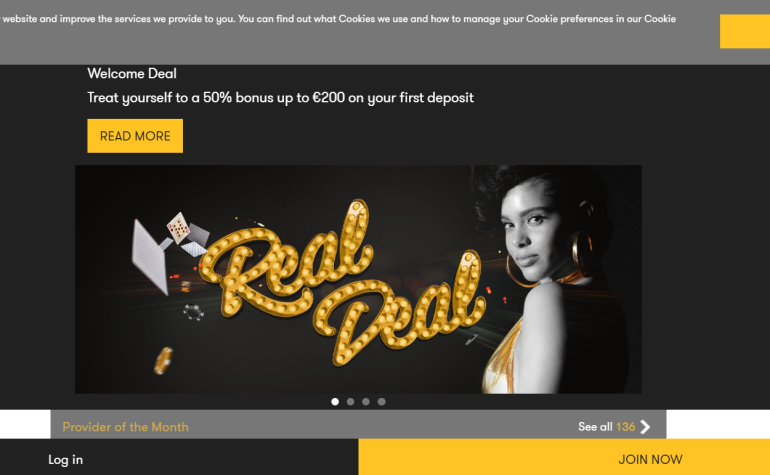 in 50% Match Bonus up to €200 in Inter Casino Inter Casino Welcome Bonus in