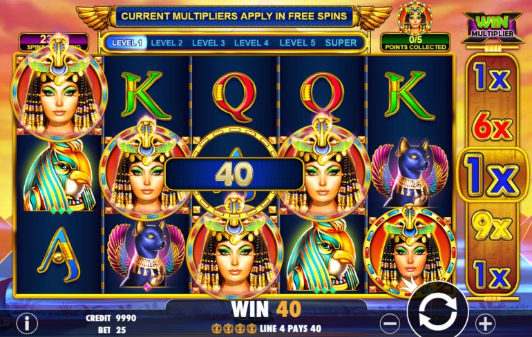 Queen of Gold video slot