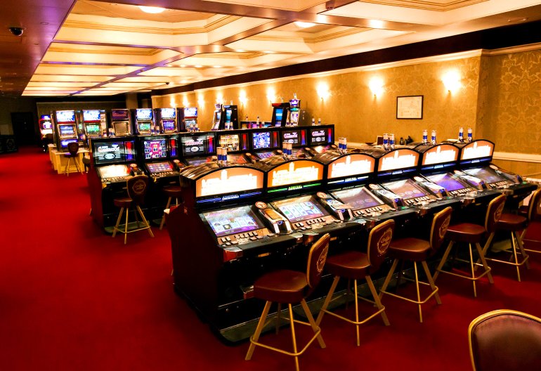 Slot machines at Altai Palace Casino in Siberian Coin